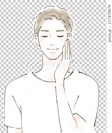 Men taking care of their skin: UV protection Men taking care of their skin: UV protection 117478676