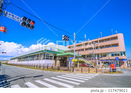 日本の横浜都市景観 8月。地下鉄 北新横浜駅などを望む＝令和6年8月17日 117479021