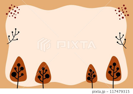 秋の森のイラスト 秋の森のイラスト 117479315