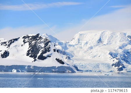 究極の秘境 南極大陸 夏風景 究極の秘境 南極大陸 夏風景 117479615
