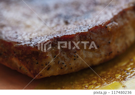 grilled pork steak grilled pork steak 117480236