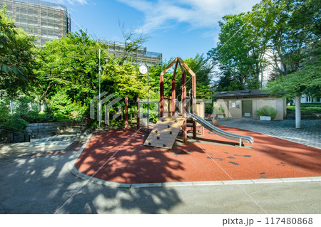 東京都渋谷区広尾の渋谷区立広尾北公園 東京都渋谷区広尾の渋谷区立広尾北公園 117480868