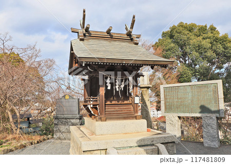 北九州市小倉北区にある到津八幡神社境内の貴船神社 北九州市小倉北区にある到津八幡神社境内の貴船神社 117481809