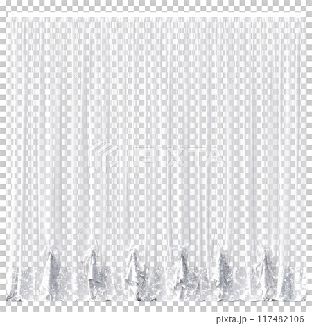 curtain isolated on a transparent background, interior decorations, 3D illustration, cg render curtain isolated on a transparent background, interior decorations, 3D illustration, cg render 117482106