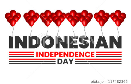 Indonesian independence day design templet Indonesian independence day design templet 117482363