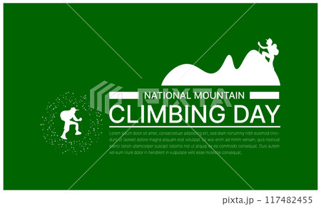 national mountain climbing day design templet national mountain climbing day design templet 117482455