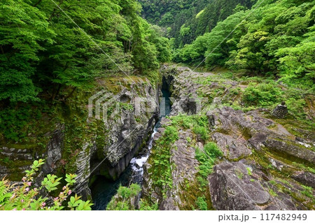 【九州・宮崎】阿蘇山の火山活動によってできた高千穂峡。浸食された断壁や真名井の滝など美しい峡谷でした 【九州・宮崎】阿蘇山の火山活動によってできた高千穂峡。浸食された断壁や真名井の滝など美しい峡谷でした 117482949