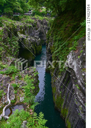【九州・宮崎】阿蘇山の火山活動によってできた高千穂峡。浸食された断壁や真名井の滝など美しい峡谷でした 117482954