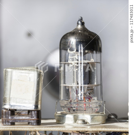 vacuum tube, retro radio lamp vacuum tube, retro radio lamp 117483011
