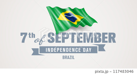 Brazil happy independence day greeting card, banner vector illustration Brazil happy independence day greeting card, banner vector illustration 117483046