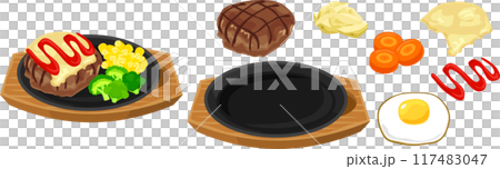ハンバーグ 117483047