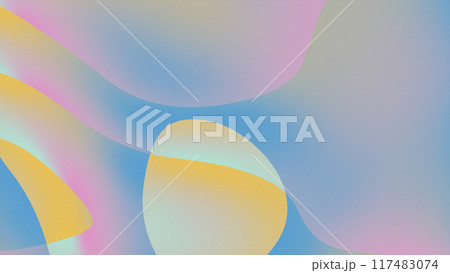 Fashionable wavy light gradient. Rainbow stylish creative sweet children's liquid color background. Flowing smooth flow of pink blue and yellow. Clean delicate colorful template. Multi-colored Fashionable wavy light gradient. Rainbow stylish creative sweet children's liquid color background. Flowing smooth flow of pink blue and yellow. Clean delicate colorful template. Multi-colored 117483074