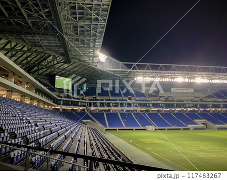 大阪府 パナソニックスタジアム吹田で行われたサッカーのパブリックビューイング 大阪府 パナソニックスタジアム吹田で行われたサッカーのパブリックビューイング 117483267