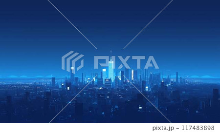 抽象的なデザインアートの背景画像 117483898