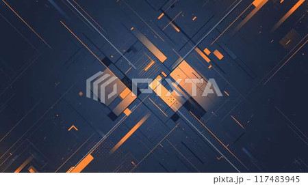 抽象的なデザインアートの背景画像 117483945