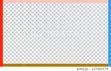 Graph paper frame 117484179
