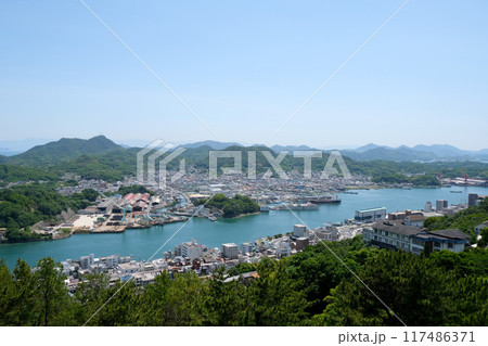 広島県尾道市_千光寺頂上展望台PEAKから南西側風景3_2024年5月 広島県尾道市_千光寺頂上展望台PEAKから南西側風景3_2024年5月 117486371
