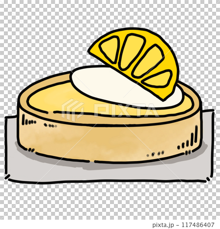 the view of lemon tart 117486407