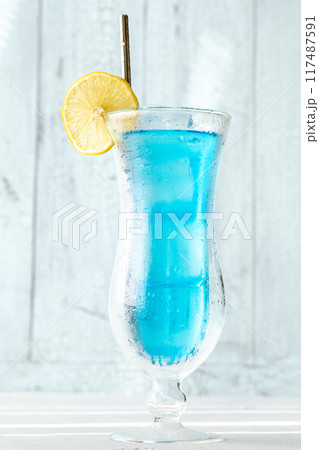Blue lagoon cocktail Blue lagoon cocktail 117487591
