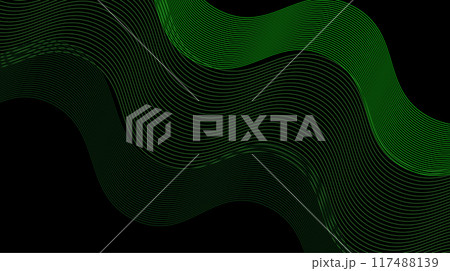 Gradient wave pattern with earth tones, abstract curvy lines background 117488139