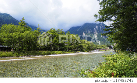 夏の長野県松本市上高地 117488745