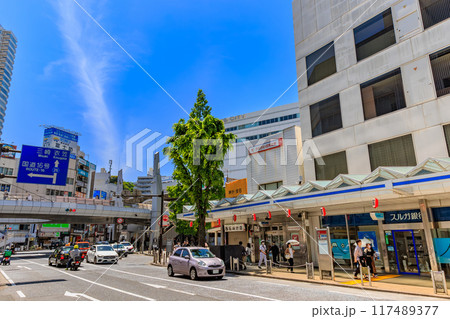 神奈川県 横須賀市 横須賀中央駅前の都市風景 神奈川県 横須賀市 横須賀中央駅前の都市風景 117489377