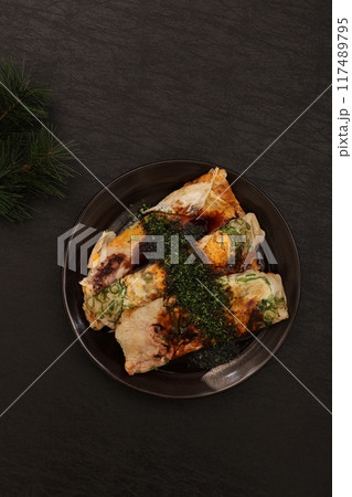 大阪のイカ焼き 117489795