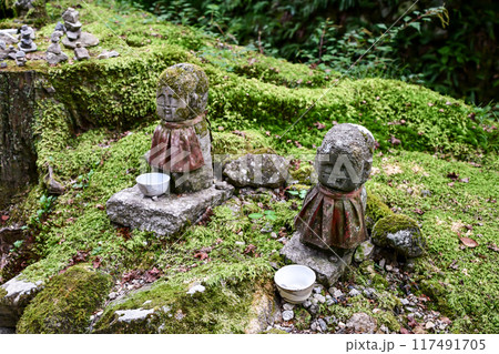 京都 大原三千院 わらべ地蔵 京都 大原三千院 わらべ地蔵 117491705