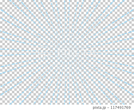 青い破線の集中線の背景素材壁紙 117491769
