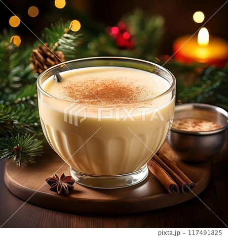 美味しそうなエッグノッグ 美味しそうなエッグノッグ 117491825