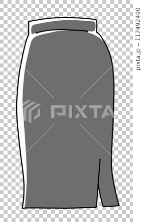 Loose, simple, tight long skirt, solid color Loose, simple, tight long skirt, solid color 117492490