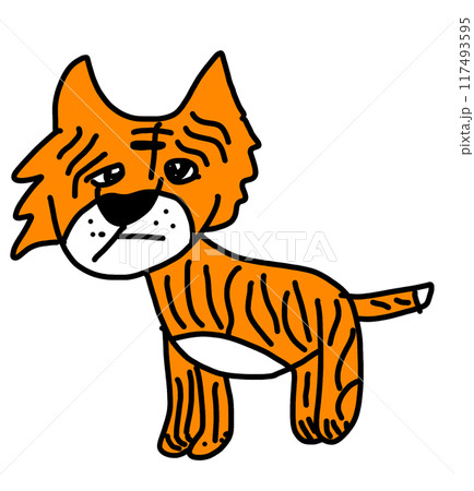 僕のイラスト トラ 117493595