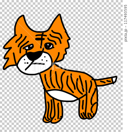 僕のイラスト トラ 117493595