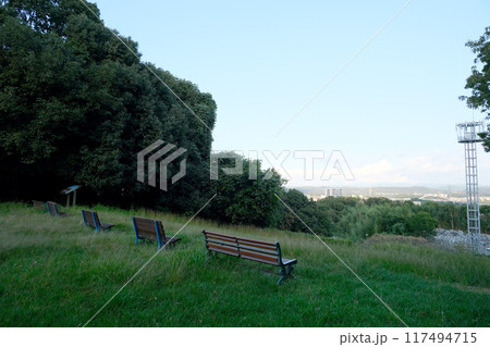 愛知県豊田市_平芝梅林公園からの景色3_2023年10月 117494715