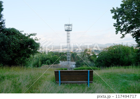 愛知県豊田市_平芝梅林公園からの景色5_2023年10月 117494717