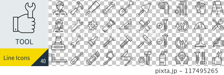 Tools icon set 117495265