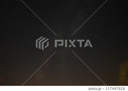 静寂の中に輝く無数の星たち 117497828