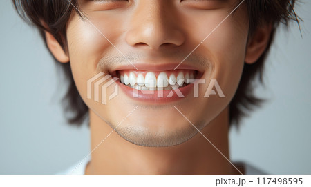 健康な歯の男性 117498595