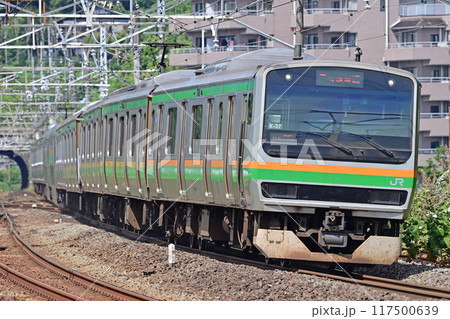 東海道本線　真鶴　JR東日本　E231系1000番台　K-37編成（国府津） 117500639