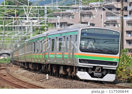 東海道本線　真鶴　JR東日本　E231系1000番台　U37編成（小山） 117500644