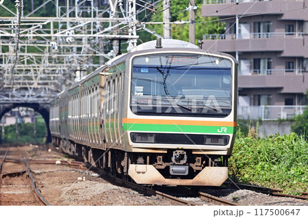 東海道本線　真鶴　JR東日本　E231系1000番台　U520編成（小山） 117500647