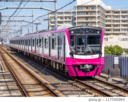 新京成線を走行する新京成電鉄 80000形 117500964