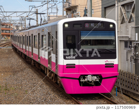 新京成線を走行する新京成電鉄 N800形 新京成線を走行する新京成電鉄 N800形 117500969