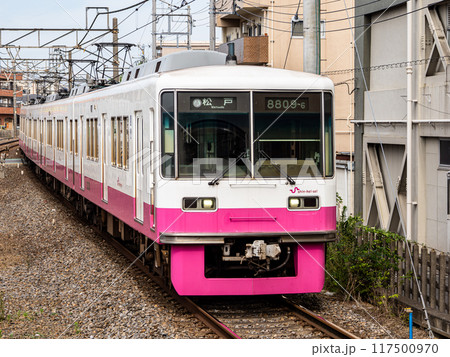 新京成線を走行する新京成電鉄 8800形 新京成線を走行する新京成電鉄 8800形 117500970