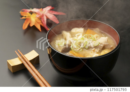豚汁　とん汁  紅葉 117501793