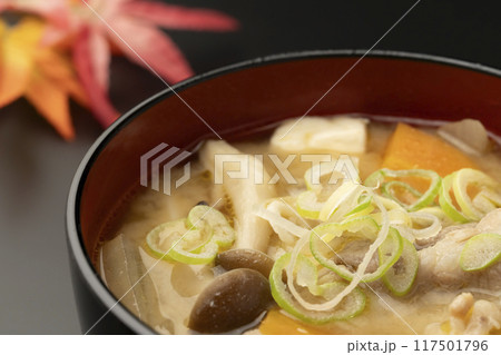 豚汁　とん汁  紅葉 117501796