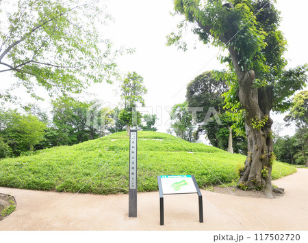 前方後円墳 117502720