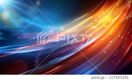 Celestial Dance: A Fusion of Light and Color 117503291