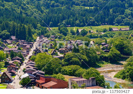 夏の白川郷 117503427