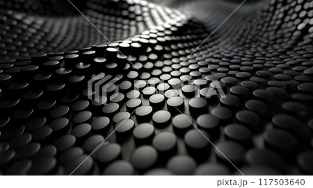 Monochrome Dynamic Sphere Fieldのイラスト素材 [117503640] - PIXTA